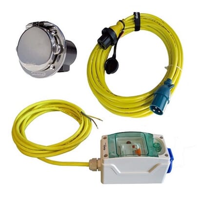 Bredt utvalg av Landstrømsmateriell