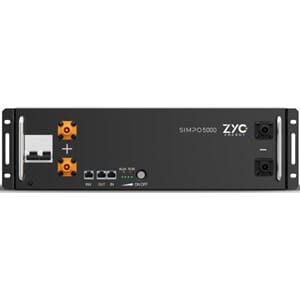 SIMPO 5000. 5,12kWh Rack Batteri Victron kompatibelt