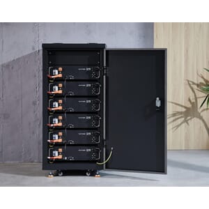 SIMPO Kabinet for 6 batterier