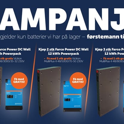 Kampanje 12kWh batteri
