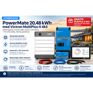 Kampanje - 20kWh batteri og Gratis MutlitPlus 4K5