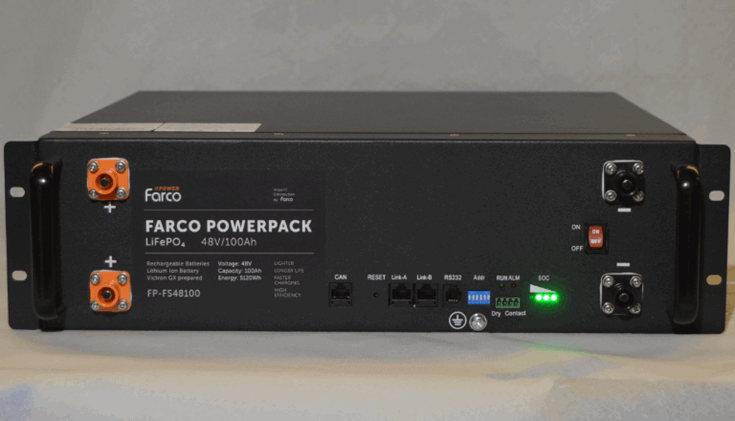 FarcoPower PowerPack 5kWh -19" Rack