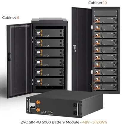 Premiere på SIMPO 48V Rack-system
