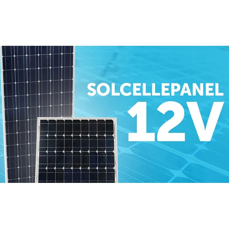 Solcelle med 12V - for deg som har behov for høy ytelse