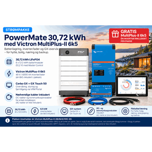 Kampanje - 30kWh batteri og Gratis MutlitPlus 6K5