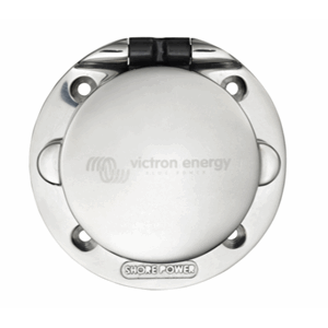Victron Power Inlet stainless steel with cover 32A/250Vac