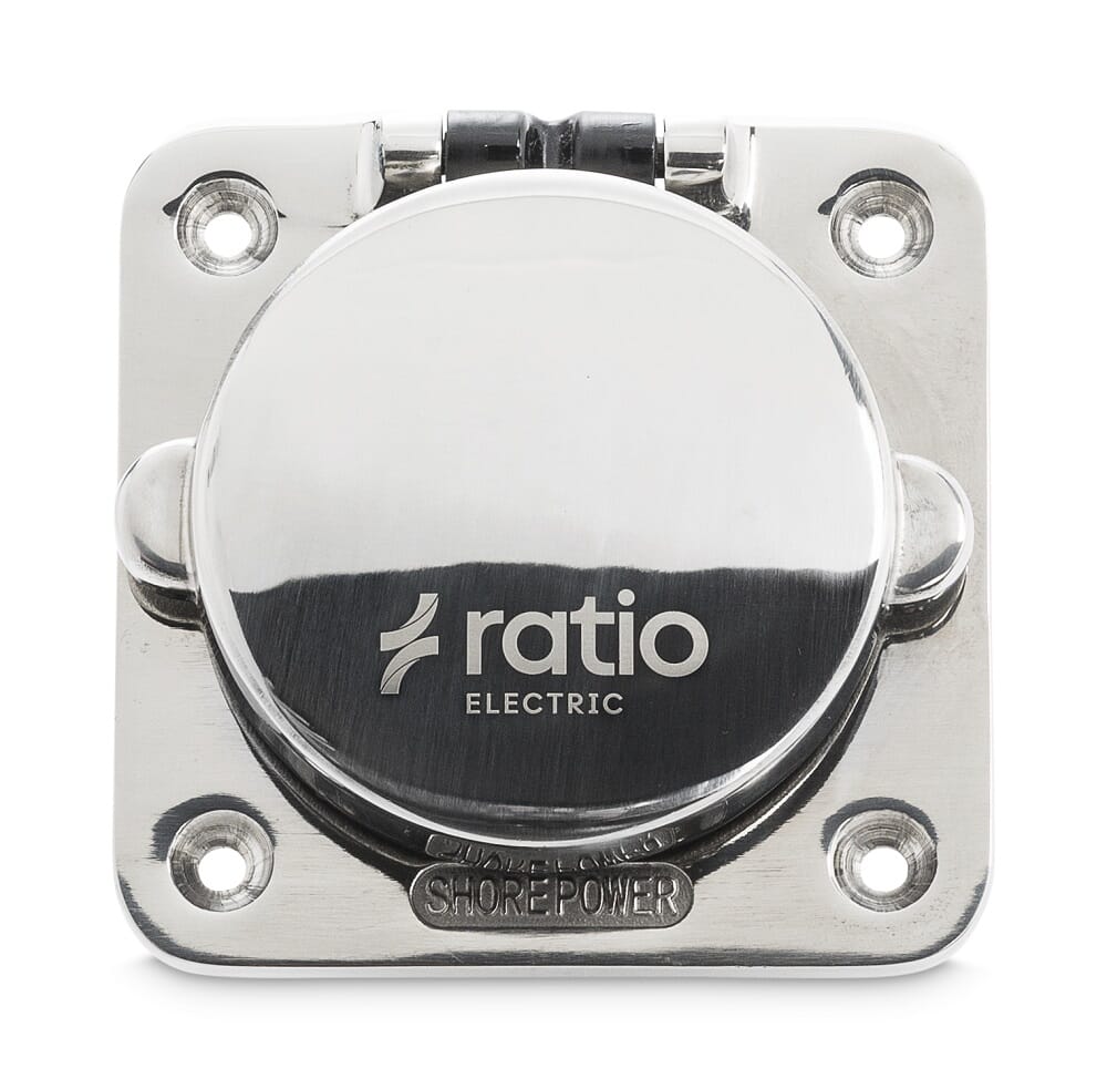 Ratio MP16 stikkontakt firkant IP56 innfelt schuko - Farco AS