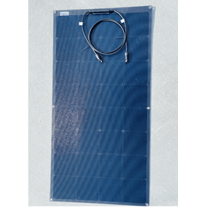 Fleksibelt solcellepanel 110W ETFE Sort