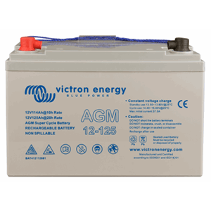 Victron 12V/125Ah AGM Super Cycle Batt. (M8)